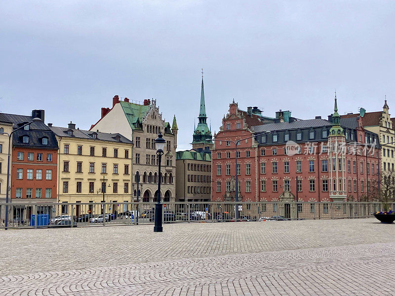 瑞典-斯德哥尔摩- Riddarholmen岛-看Gamla Stan